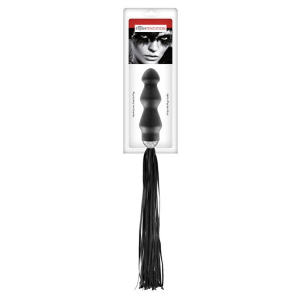 Martinet avec manche plug anal noir Fetish Tentation 